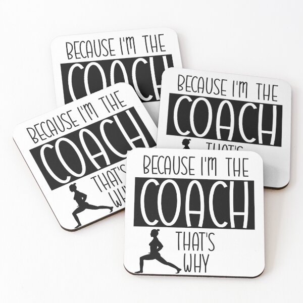 Item preview, Because I'm The Coach That's Why funny gift for gymnastics coaches designed and sold by LouzaArte.