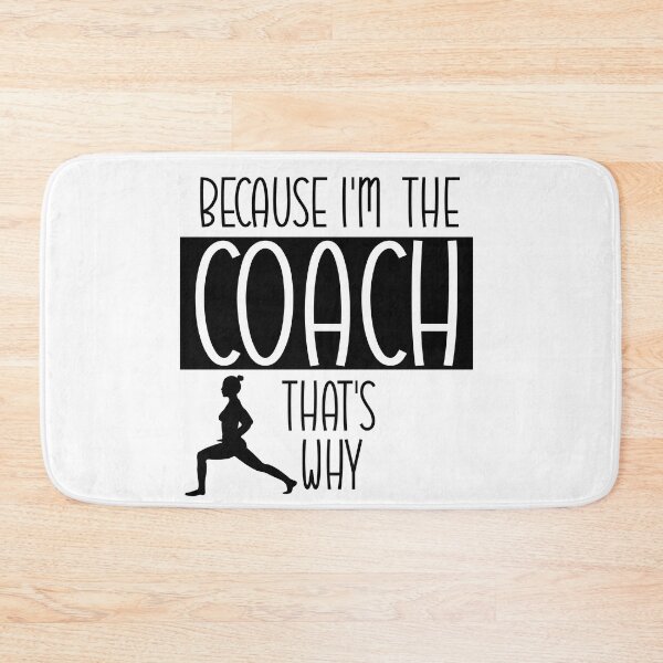 Item preview, Because I'm The Coach That's Why funny gift for gymnastics coaches designed and sold by LouzaArte.