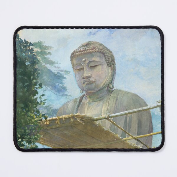 Item preview, The Great Statue of Amida Buddha at Kamakura, Known as the Daibutsu, from the Priest's Garden designed and sold by BestDesign87.