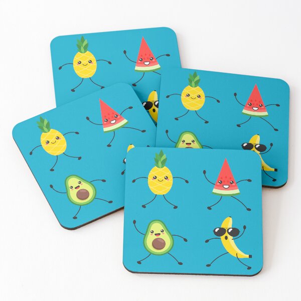 Item preview, Dancing avocado, watermelon, banana and pineapple designed and sold by AnnPrecious.