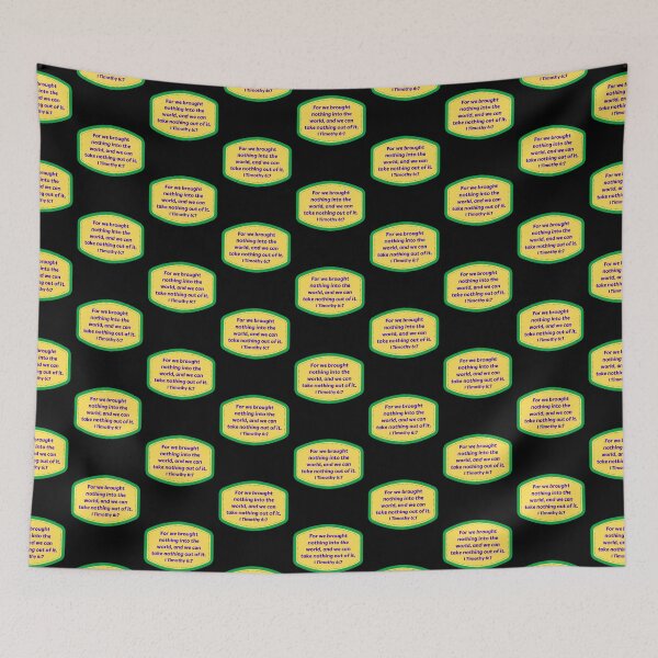 Item preview, Bible Verse 1 Timothy 6:7 designed and sold by Prayingwarrior.