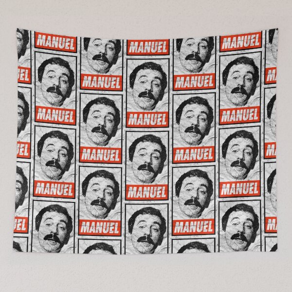 Item preview, Manuel Que? - Black Distressed Look designed and sold by risible.