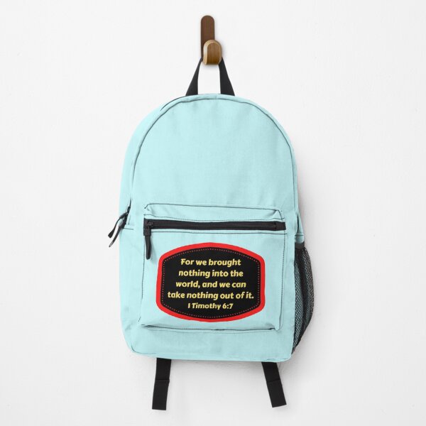 Item preview, Bible Verse 1 Timothy 6:7 designed and sold by Prayingwarrior.
