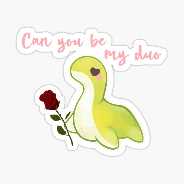 Cute Nessie (Can you be my duo), from Apex legends Sticker