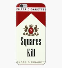 Squares Kill marlboro cigarette label iPhone Case