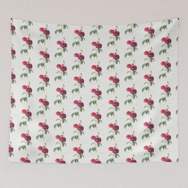 Item preview, Purple French Rose, Rosa gallica purpuro-violacea magna from Les Roses (1817–1824) by Pierre-Joseph Redouté. designed and sold by IslandArt.