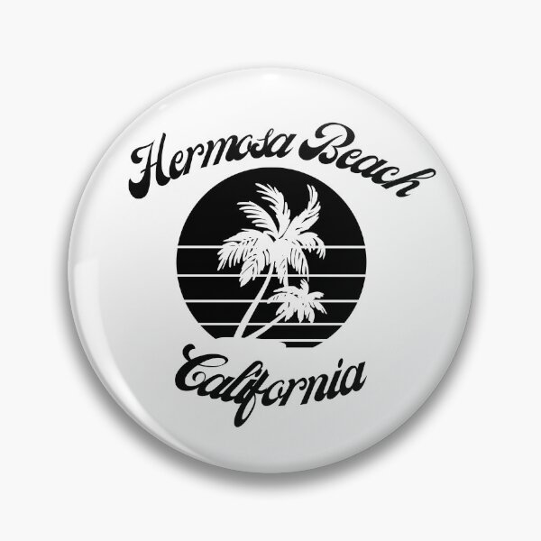 Item preview, Hermosa Beach California (Black + White) designed and sold by Just-Basic.