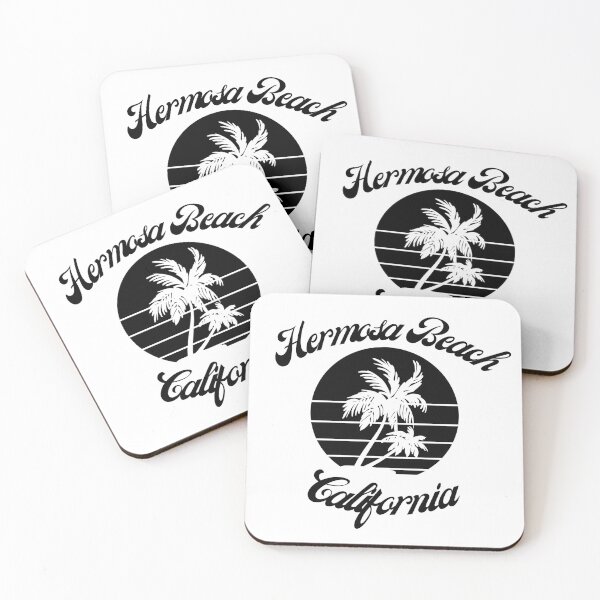Item preview, Hermosa Beach California (Black + White) designed and sold by Just-Basic.
