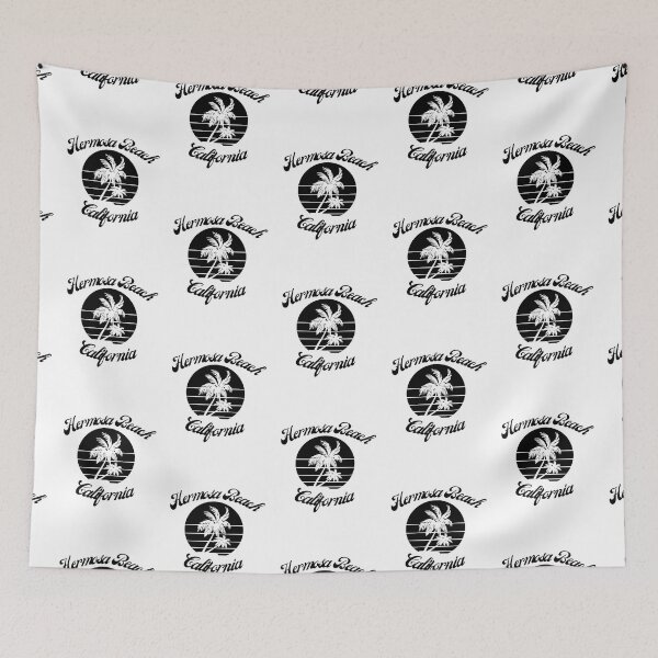Item preview, Hermosa Beach California (Black + White) designed and sold by Just-Basic.