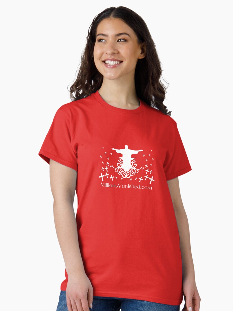 Thumbnail 1 of 7, Classic T-Shirt, Millions Vanished Logo - Christian designed and sold by 1thes416.