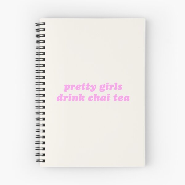 Item preview, Pink and beige pretty girls drink chai tea designed and sold by theaestheticco.