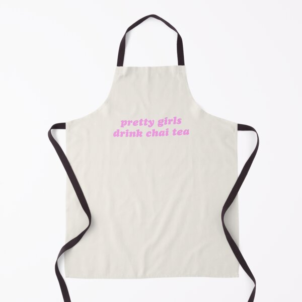 Item preview, Pink and beige pretty girls drink chai tea designed and sold by theaestheticco.