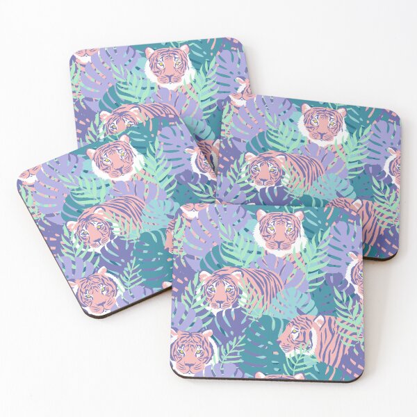 Item preview, Jungle Tiger - Purple designed and sold by latheandquill.