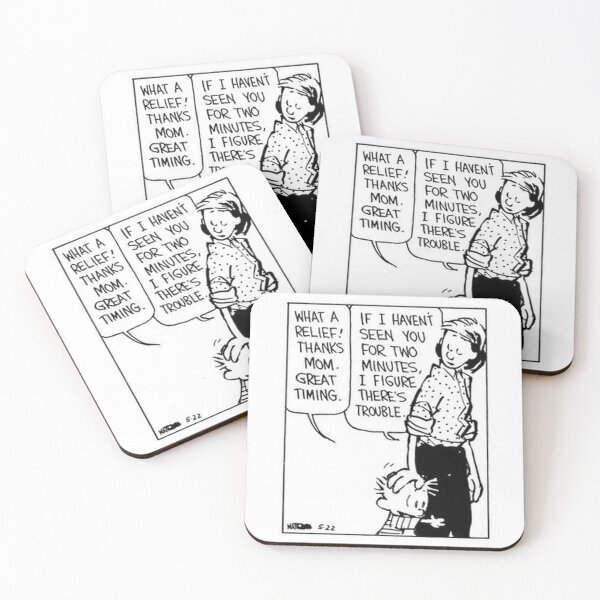 Item preview, Calvin and Hobbes Mom Cute Comic designed and sold by yakkers308.