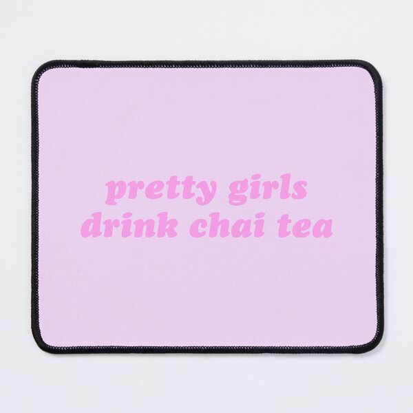 Item preview, Purple and pink pretty girls drink chai tea designed and sold by theaestheticco.