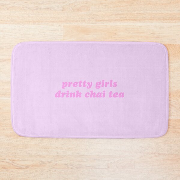 Item preview, Purple and pink pretty girls drink chai tea designed and sold by theaestheticco.