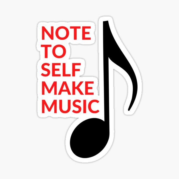 Artikel-Vorschau von HINWEIS ZUM SELBST MUSIK MACHEN, designt und verkauft von RobbiesMusic.