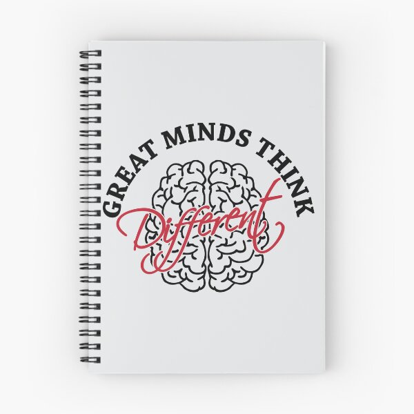 Item preview, GREAT MINDS THINK DIFFERENT - Motivational and inspirational quotes designed and sold by Alice-Elgawi.