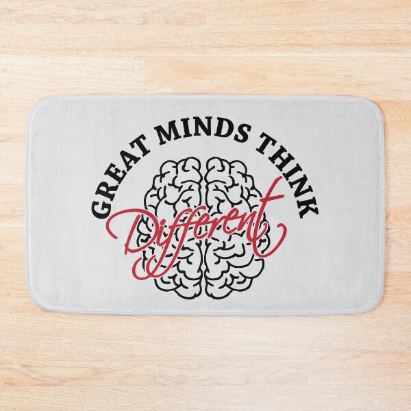 Item preview, GREAT MINDS THINK DIFFERENT - Motivational and inspirational quotes designed and sold by Alice-Elgawi.