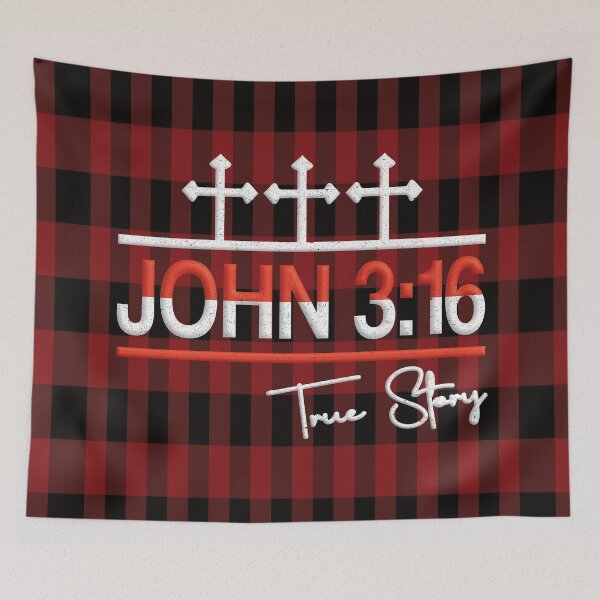 Item preview, John 3:16 - Psalm 23 - Bible Quote - Christian quote - Scripture designed and sold by Luvjesus2.