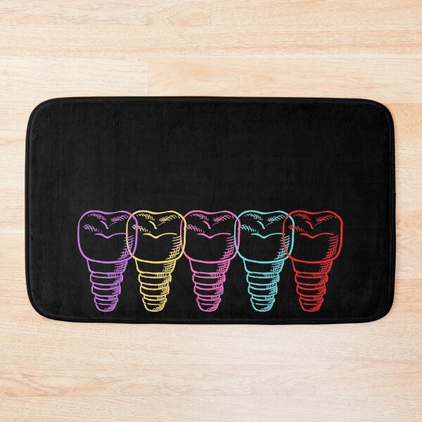 Item preview, Rainbow Dental Squad  Implants Specialist Colorful Neon Teeth Crowns With Root Canal Screw Students Hygienists Assistants Technicians designed and sold by NOorYES.