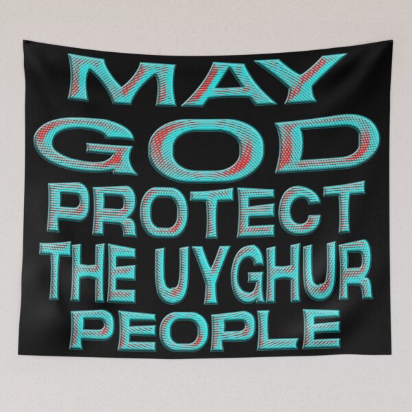 Item preview,  MAY GOD PROTECT THE UYGHUR PEOPLE designed and sold by Ralek.
