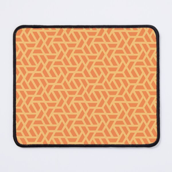 Item preview, Geometrical Trapezoid Pattern in Orange designed and sold by Saanis.