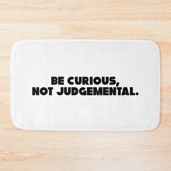 Item preview, Be Curious Not Judgemental - Walt Whitman Quotes designed and sold by Senzus.