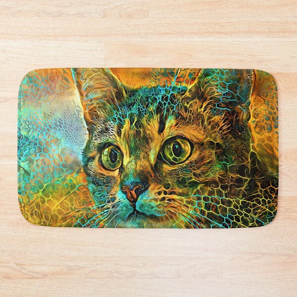 Item preview, DeepStyle abstraction cat designed and sold by blackhalt.