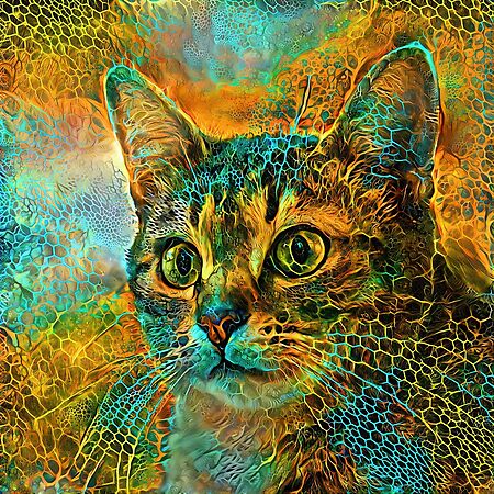 DeepStyle abstraction cat