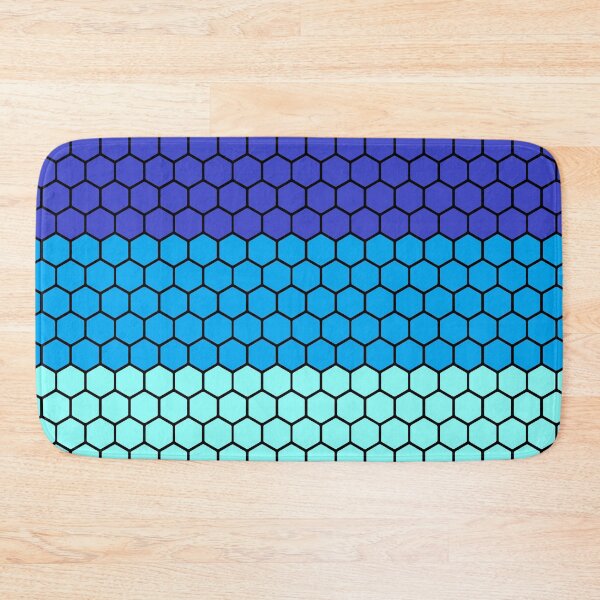 Item preview, Hexagon Pattern Blue Gradient designed and sold by Yellow-Eyes.