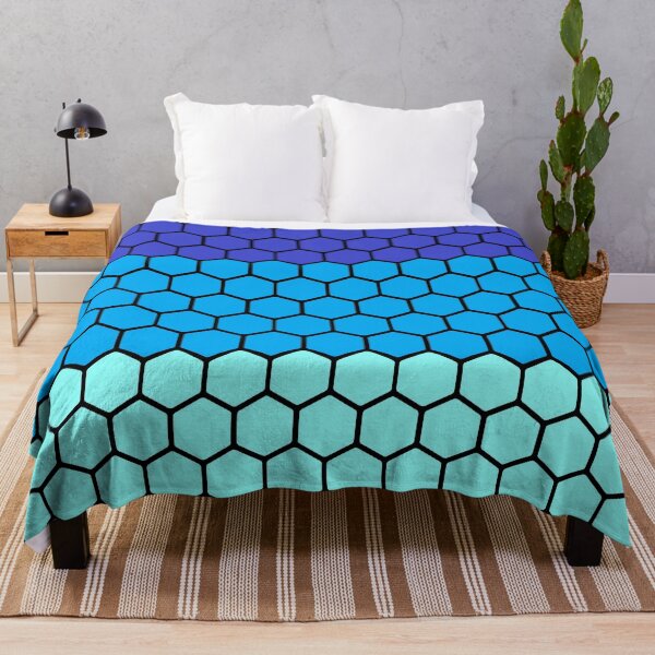 Item preview, Hexagon Pattern Blue Gradient designed and sold by Yellow-Eyes.