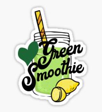 Love Green Smoothie - health food kale healthy eating eat clean cleanse healthy breakfast Sticker