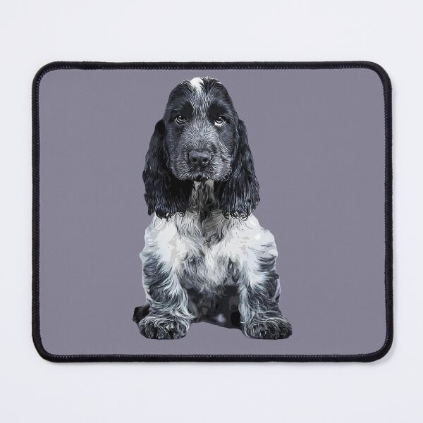 Item preview, Cocker Spaniel Blue Roan Puppy Dog designed and sold by ElegantCat.