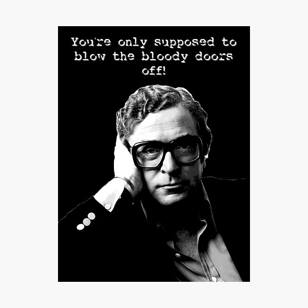 Michael Caine Photographic Print