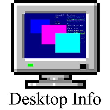 Artwork thumbnail, Desktop Info by Glenn Delahoy