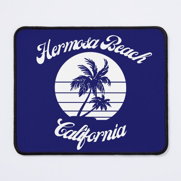 Item preview, Hermosa Beach California (White + Navy) designed and sold by Just-Basic.