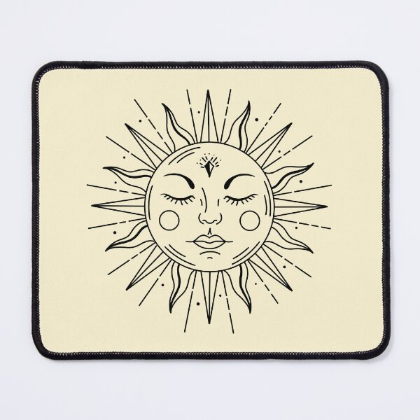 Item preview, Minimalist Boho Sun designed and sold by ethnicdrawing.