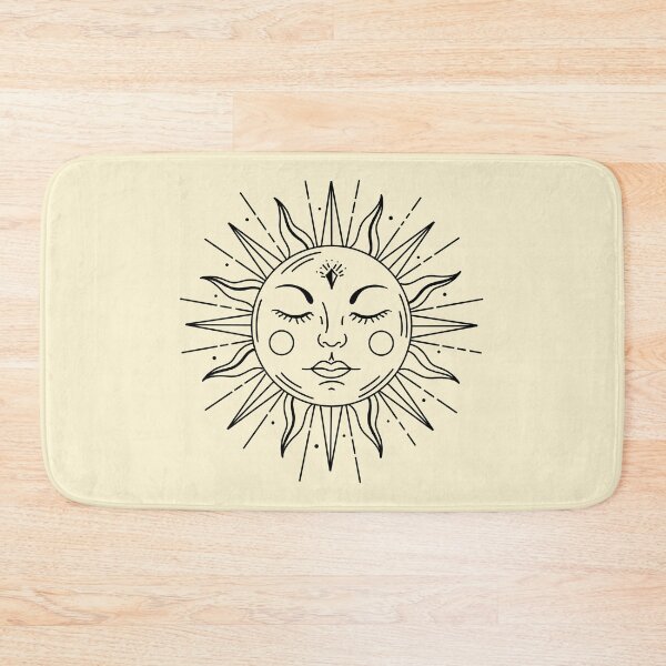 Item preview, Minimalist Boho Sun designed and sold by ethnicdrawing.