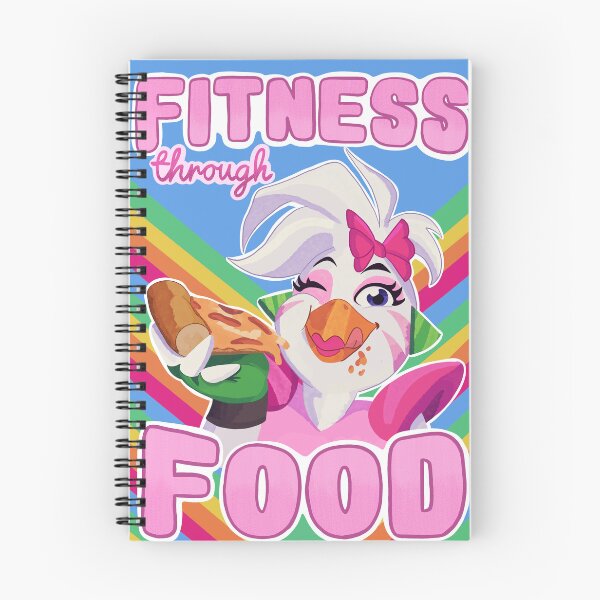 Item preview, FNAF Fitness Through Food Chica Poster designed and sold by Miranda Pietzsch.