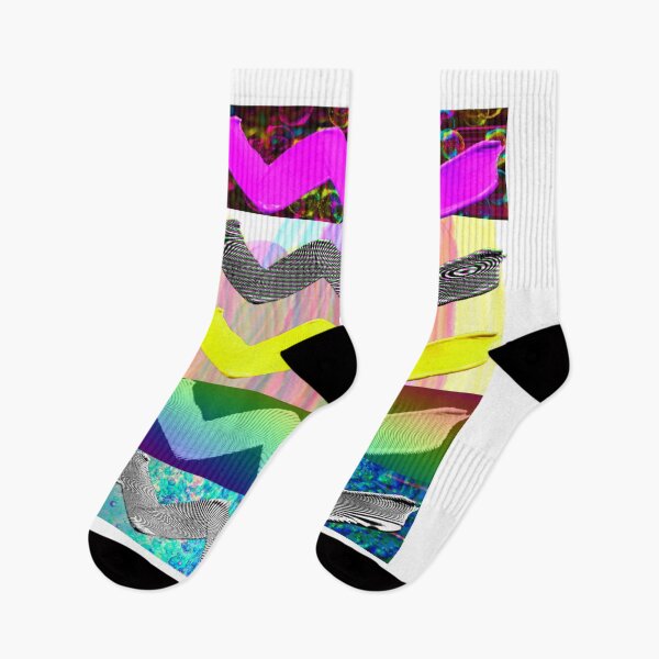 Item preview, Abstract Psychedelic Zigzag Multicolor Print designed and sold by greeneggsandbam.