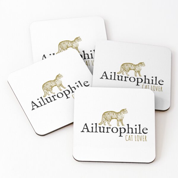 Item preview, Cat Lover Cute Scholarly Term Ailurophile designed and sold by IceCreamMuseum.