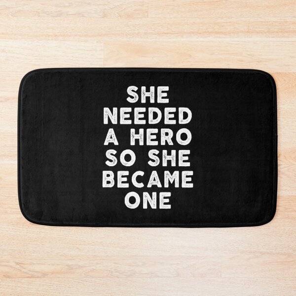 Item preview, inspiration feminist She Needed a Hero So She Became One feminism gift for her Funny sarcastic Rude Offensive saying, designed and sold by joygift369.