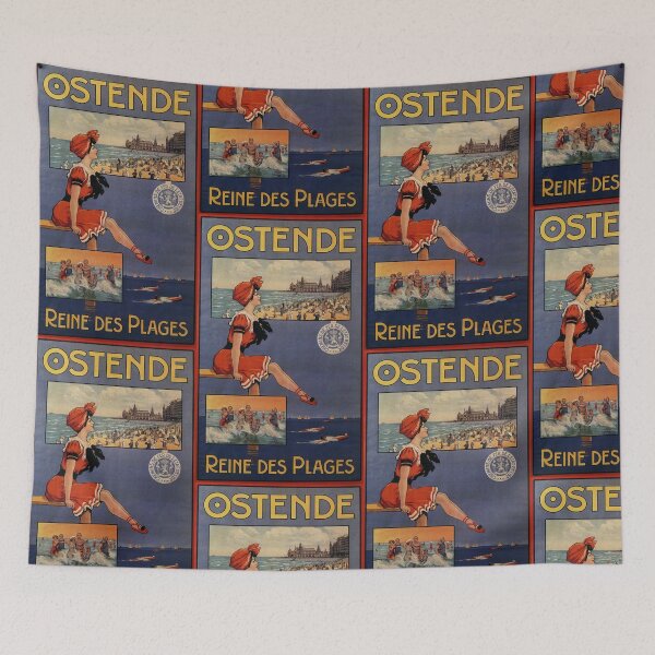 Item preview, Vintage Ostend Summer beach travel bathing beauty designed and sold by aapshop.