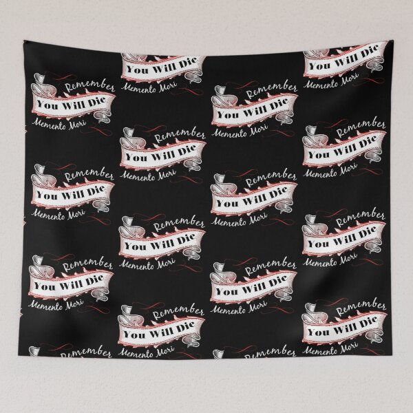 Item preview, Memento Mori Quote | Remember You Will Die | Stoic Phrase designed and sold by StoicStreet.