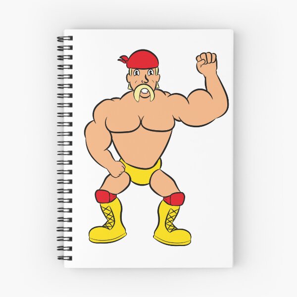 Item preview, cartoon 80's 90's wrestler tanned muscles designed and sold by Captain-Jackson.