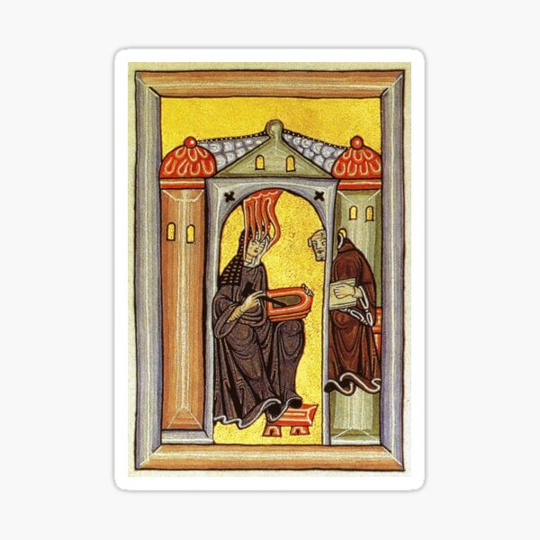 Vista previa del artículo con la obra «Visión de Santa Hildegarda de Bingen - de Scivias de Hildegard von Bingen», diseñado y vendido por softbluehum.