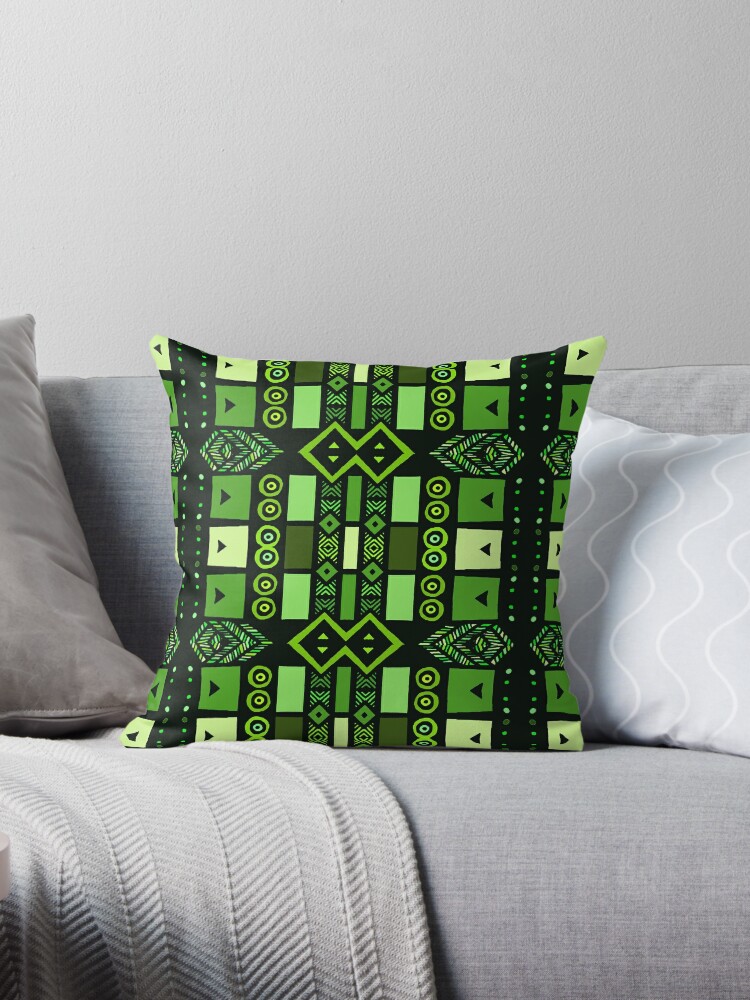 African fabric throw pillows sale