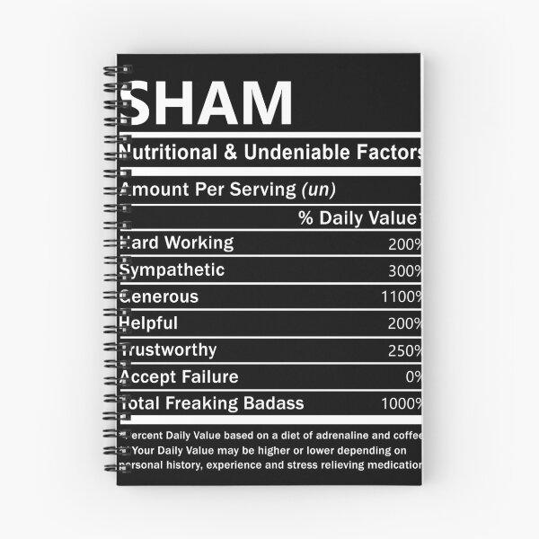 Item preview, Sham Name T Shirt - Sham Nutritional And Undeniable Factors Gift Item Tee designed and sold by nauglesamatha.