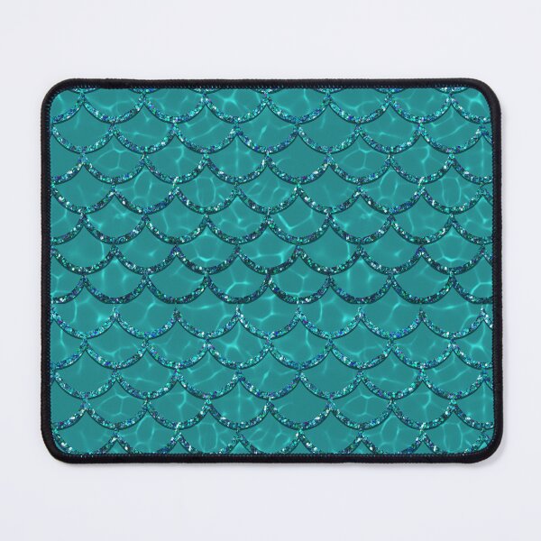 Item preview, Teal Glitter Mermaid Scales on Water designed and sold by murkyswamp.